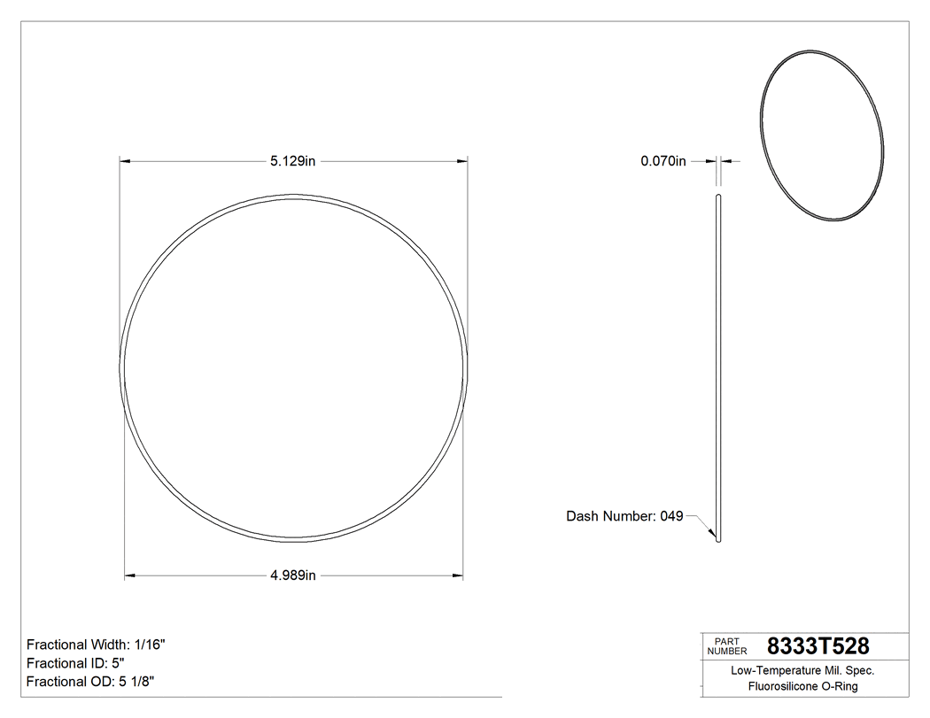 Technical drawing - 8333T528